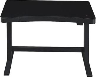 Twin Star Home - Ashford Adjustable Height Desk - Black features a height range from 29.5” to 47”, and three programmable height settings