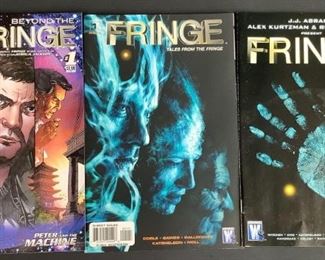 DC Entertainment: Beyond The Fringe #1 May 2012; WS: Fringe: Tales From The Fringe #1 August 2010; Fringe, series of (6) issues, #6 October 2008. No noticeable damage.
