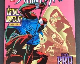 Marvel: Scarlet Spider: Virtual Morality Part 3 of 4 #1 October 1995, comes in protective sleeve with board. No noticeable damage.