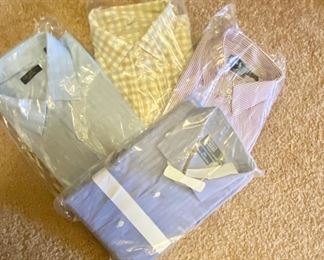 Many many dry cleaned mens dress shirts  17 1/2 and 18 1/2 