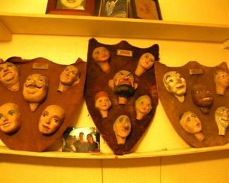 Puppetry sample board. 