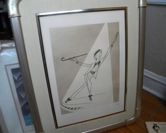Hirschfeld Fred Astaire artwork. 