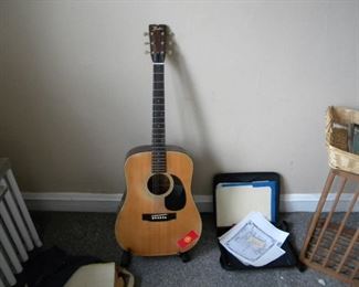 Fender acoustic guitar. 
