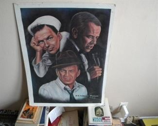 Frank Sinatra poster. 