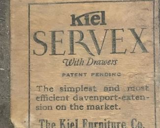 Kiel Servex Antique Expanding Couch Table
