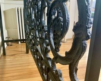 Marble & Iron Console 19th century and 20th century