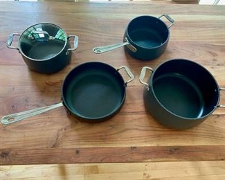 All clad pots and pans