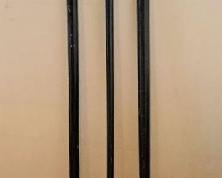 3 Antique Walking Sticks