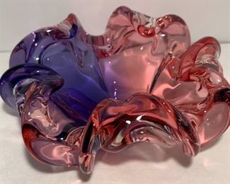 MURANO Sommerso Glass Bowl