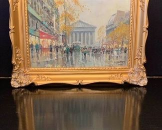 Oil on Canvas, Signed J. Salabet