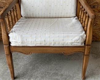 Vintage Solid Wood Accent Chair