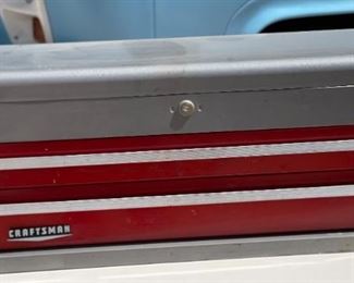 Craftsman Tool Box with Miscellaneous Tools	12x26x10in	HxWxD
