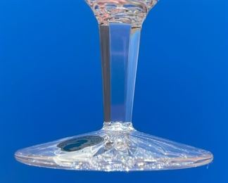 8pc Waterford Crystal Lismore Stemmed Iced Beverage Glasses	7.7in h x 2.6in Diameter at opening	
