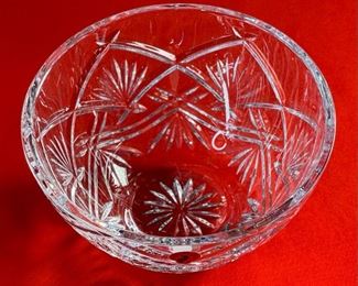 Waterford Crystal Bowl	4.2in H x6.95in Diameter	
