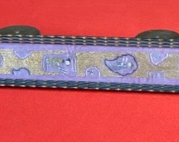 Chinese Gold Seed Stitch Tapestry Gombarcsek	Frame: 16x2in	
