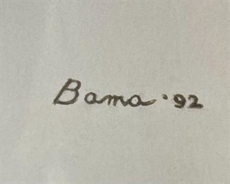 James Bama Blackfeet War Robe Greenwich Workshop Signed Print Framed	Frame: 28.75x20.75in	
