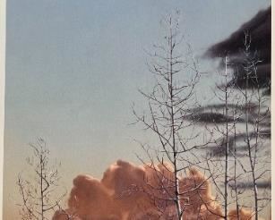 Signed Rod Frederick Breaking the Ice Litho Print Limited Edition	Print: 10 5/8 x 44.	
