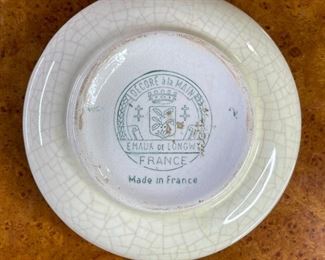 1960s Vintage USAF Chaumont Air Base France Ashtray 7108th Tactical Wing	1.25in H x 5.25in diameter	
