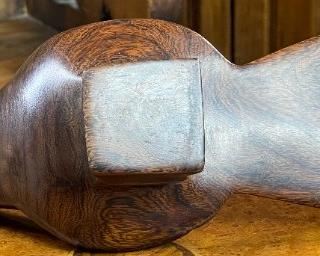 Ironwood Carving Quail Wood Sculpture Rustic	5.5x4.5x12.5in	HxWxD
