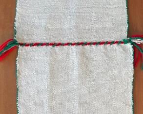 Vintage Hopi Pueblo Ceremonial Dance Sash Native American Broad Face katsina Red/White/Green/Blue Navajo	90in Long x 10.5in W	
