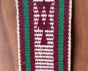 #2 Vintage Hopi Pueblo Ceremonial Belt Sash Kachina Dance Native American  Pueblo Warp Float	71in Long x 2.5in Wide	
