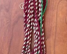 #2 Vintage Hopi Pueblo Ceremonial Belt Sash Kachina Dance Native American  Pueblo Warp Float	71in Long x 2.5in Wide	
