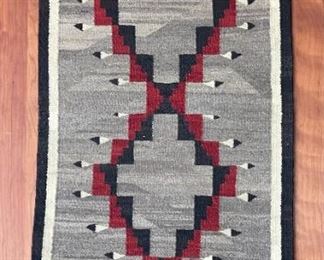 Antique Navajo Klagetoh Rug Native American	42in long x 20 in wide	
'