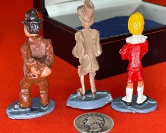 Wallace, Ladmo & Gerald David Bills Lead Figurines  "Gorton Toy Soldiers."	2.5in h	
