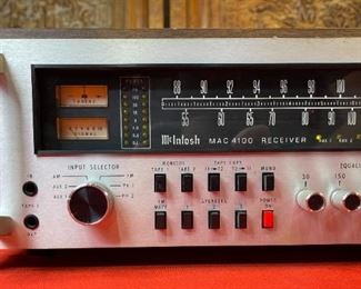 McIntosh MAC-4100 Vintage Stereo Receiver MAC4100	16.5x 18.75x15.5in	HxWxD
