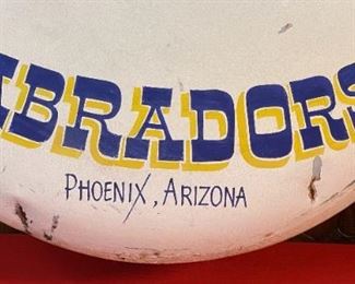 Vintage Suncrest Labradors Phoenix, Arizona Button Sign Advertising	28.75in Diameter	
