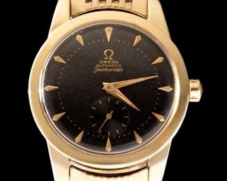 1952 Omega Seamaster 344 Bumper Automatic Ref# 2494-4 Size 2657 SC 36mm JUMBO Case Back Face 	Case: 36.5mm across excluding the crown by 45.8mm 