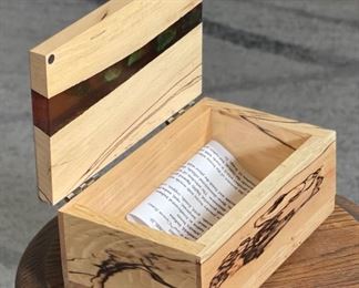 Steve Rapp Artist Made Trinket Box 4x8x5in HxWxD