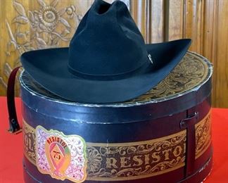 Resistol Cattleman 20x Beaver Cowboy Hat Black Gold Size 7