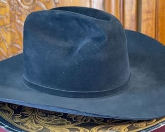 Resistol Cattleman 20x Beaver Cowboy Hat Black Gold Size 7