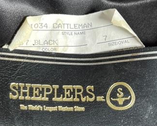 Resistol Cattleman 20x Beaver Cowboy Hat Black Gold Size 7