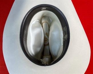 Resistol Diamond Horseshoe 75x Beaver Cowboy Hat Buckskin Size 7