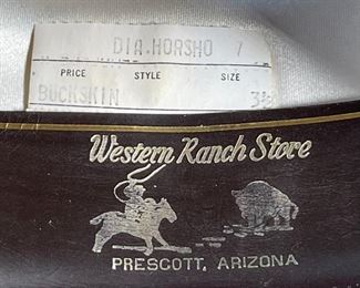 Resistol Diamond Horseshoe 75x Beaver Cowboy Hat Buckskin Size 7