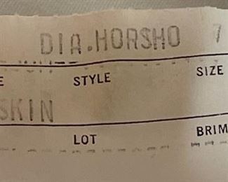 Resistol Diamond Horseshoe 75x Beaver Cowboy Hat Buckskin Size 7