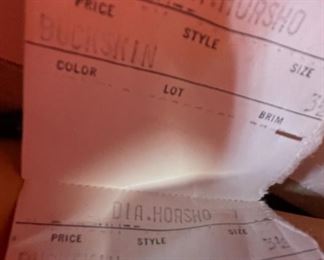 Resistol Diamond Horseshoe 75x Beaver Cowboy Hat Buckskin Size 7