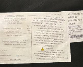 #1 Abbyson Calton Leather Power Recliner with Power Headrest IVORY 54 x 35 x 33in HxWxD