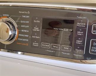 Samsung 7.4 cu. ft. Electric Dryer Drying Machine DVE52M7750W/A3 46 x 27 x 29in HxWxD