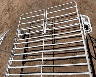 Vintage Iron Patio Double Chaise Lounger Lounge Chair 23 x 55 x 72in HxWxD