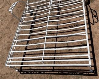 Vintage Iron Patio Double Chaise Lounger Lounge Chair 23 x 55 x 72in HxWxD