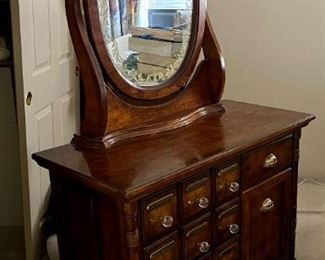 #2 Pulaski Apothecary Collection Dresser with Mirror 45020 Cambridge Dresser 33 x 42 x 20in HxWxD