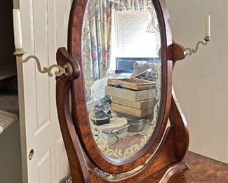 #2 Pulaski Apothecary Collection Dresser with Mirror 45020 Cambridge Dresser 33 x 42 x 20in HxWxD