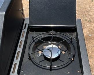 Dyna-Glo 2-Burner Open Cart Propane Gas Grill in Stainless 43 x 48 x 24in HxWxD