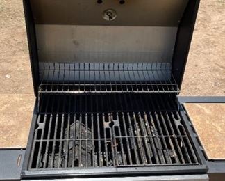 Dyna-Glo 2-Burner Open Cart Propane Gas Grill in Stainless 43 x 48 x 24in HxWxD