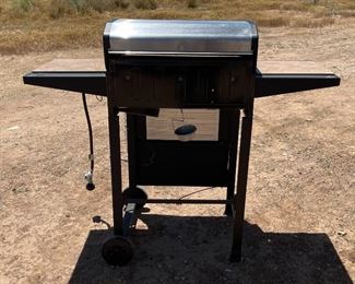 Dyna-Glo 2-Burner Open Cart Propane Gas Grill in Stainless 43 x 48 x 24in HxWxD
