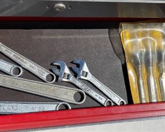 Craftsman Tool Box with Miscellaneous Tools 12x26x10in HxWxD