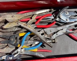 Craftsman Tool Box with Miscellaneous Tools 12x26x10in HxWxD